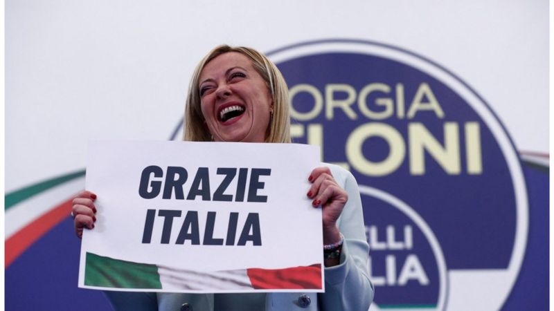 Giorgia Meloni: Italy's Far Right Set To Win Election - Exit Polls