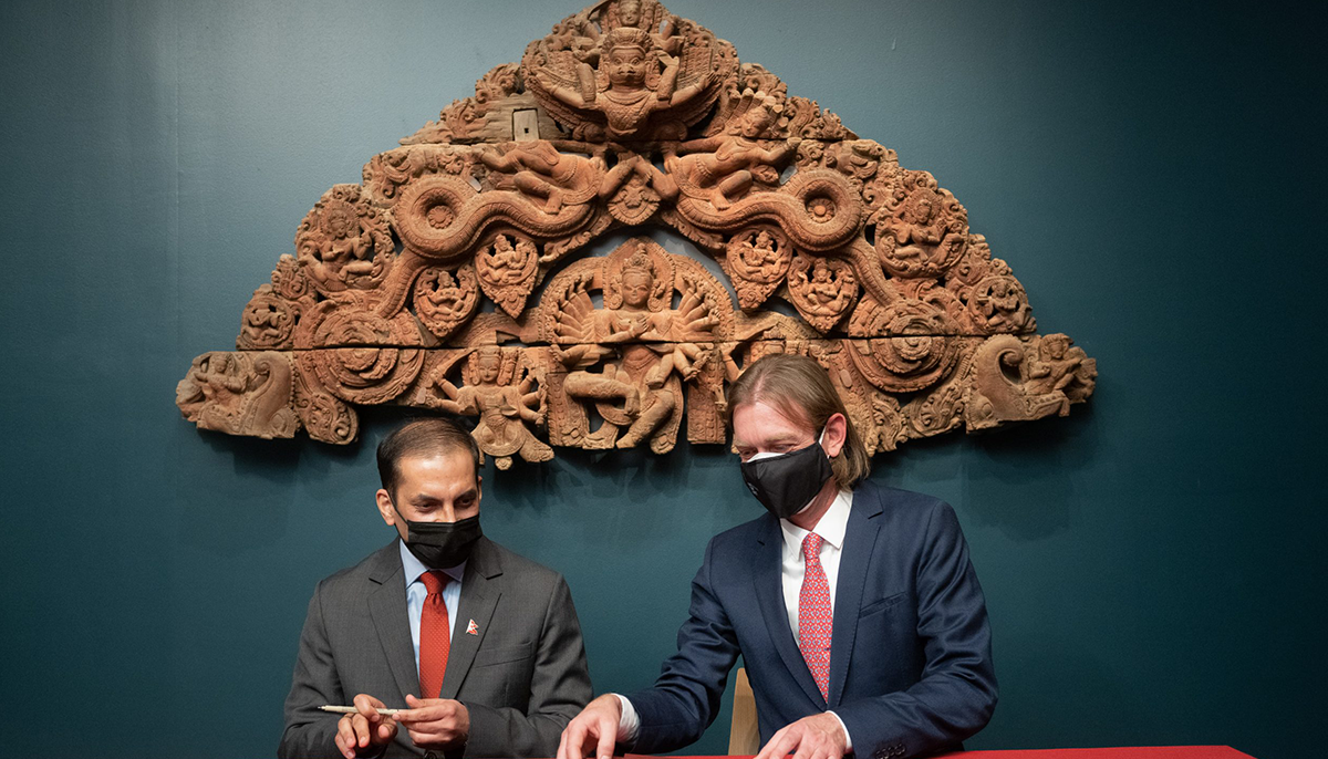 Stolen artifacts returned to Nepal