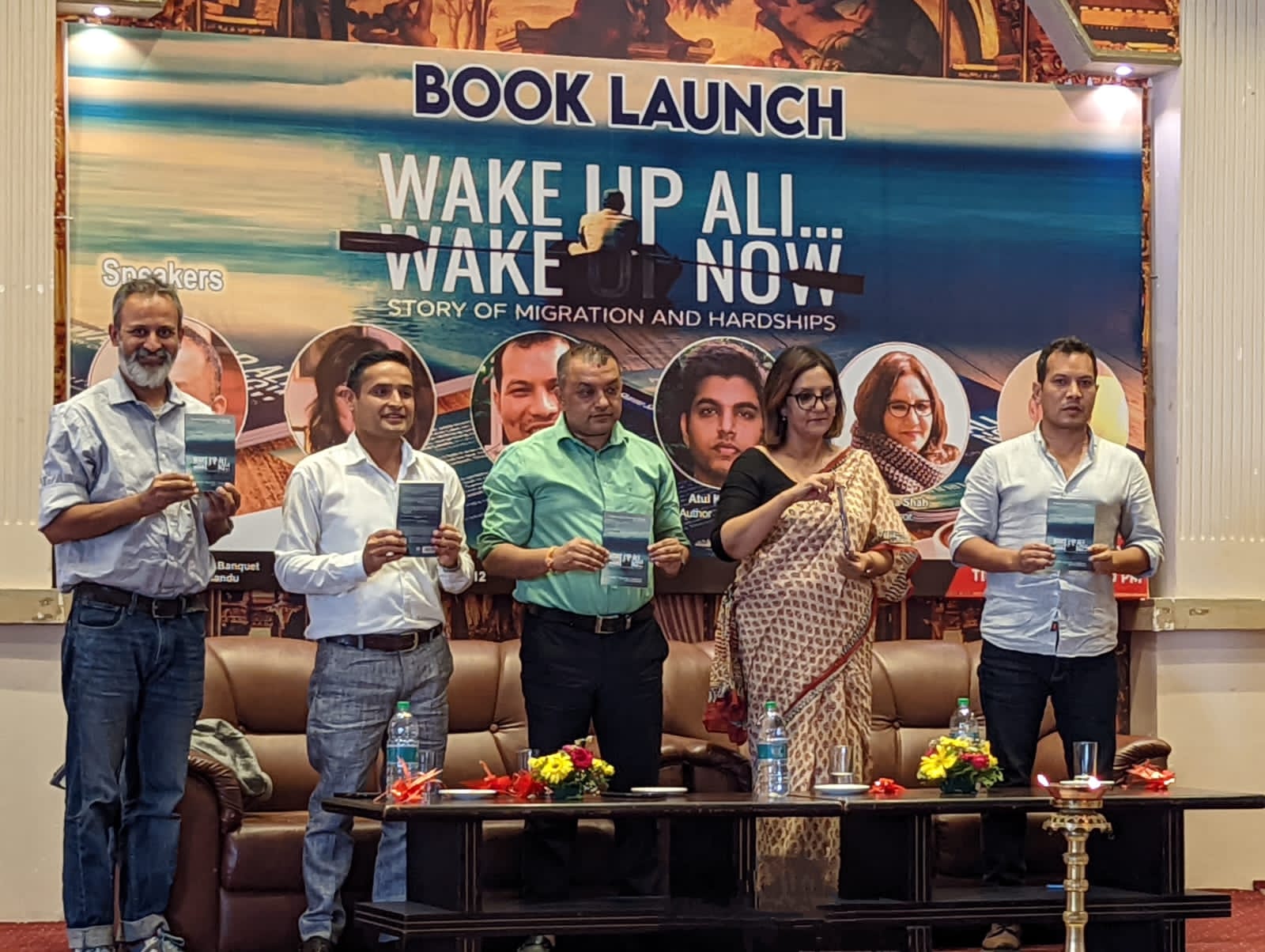 Sumit Sharma Sameer’s novel “Wake Up Ali…Wake Up Now” launched